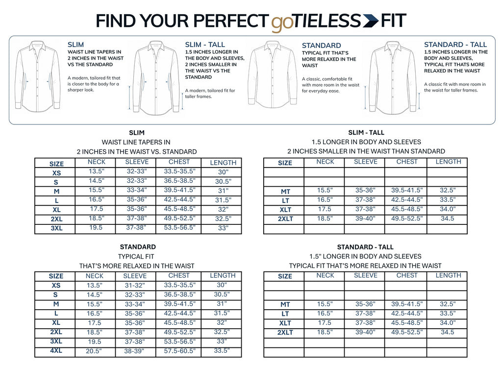 goTIELESS Ultimate Dress Shirt (Black)